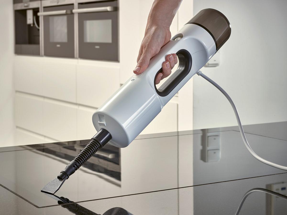 DAMPFREINIGER Weiß, 1500W - Weiß, Basics, Kunststoff (29/120/21cm) - Severin