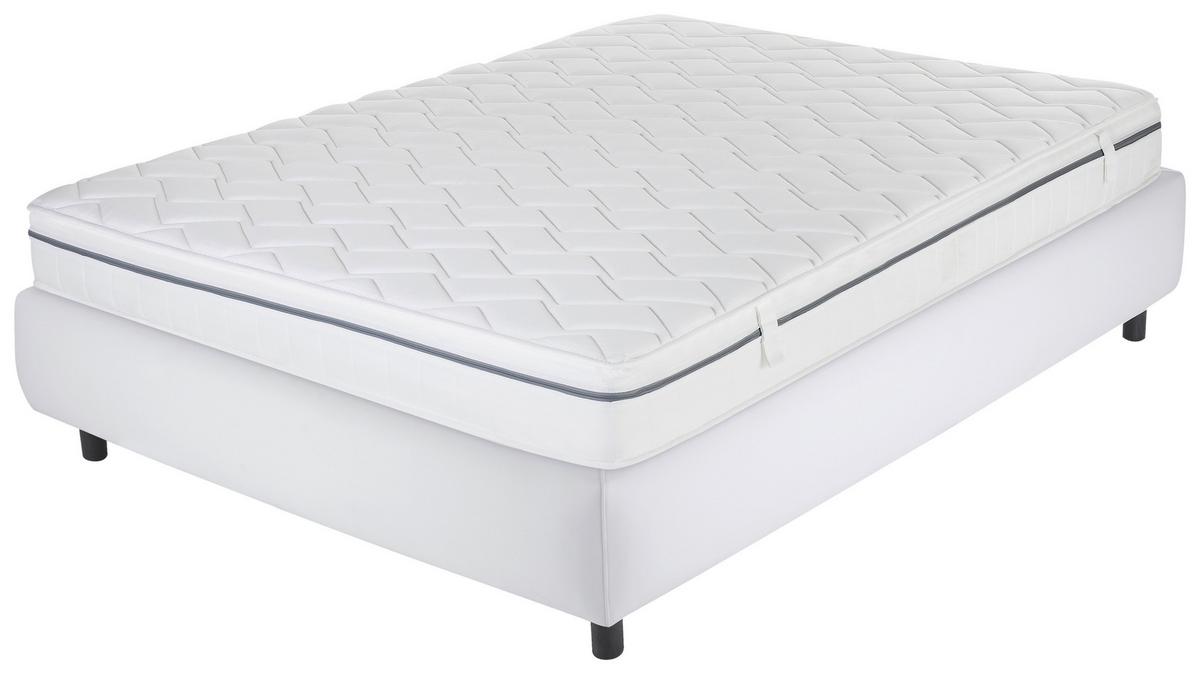 Kaltschaummatratze Air Wave 160x200 cm H2/H3 H: 23 cm - Weiß, Basics, Textil (160/200cm) - MID.YOU