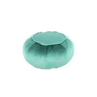 Pouf Taj Mahal DxH:: 65x35 cm Samt Grün mit Reißverschluss - Grün, MODERN, Textil (65/35/65cm) - Kayoom