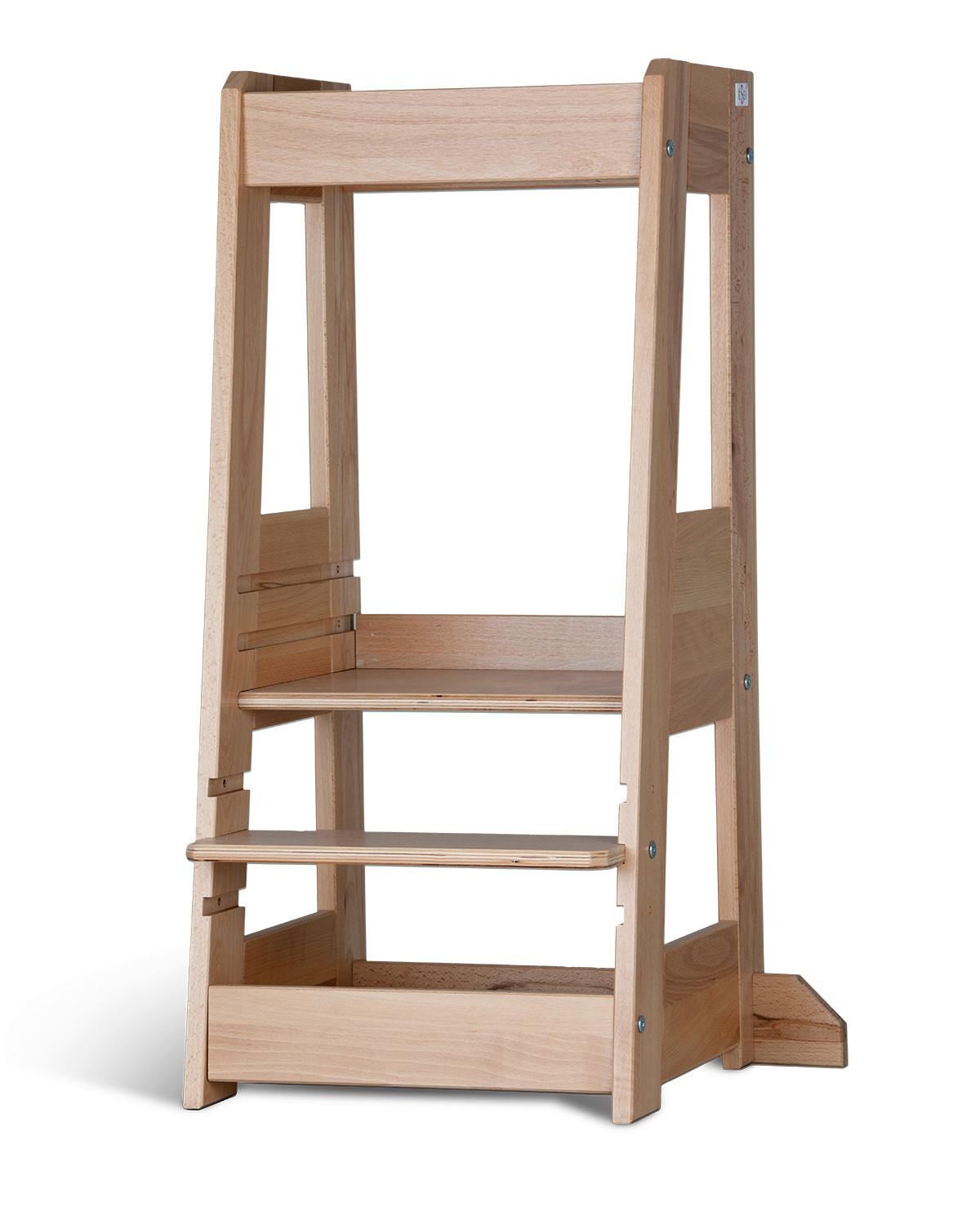 Lernturm Buche - Buchefarben, Basics, Holz (40/91/45cm) - tiSsi