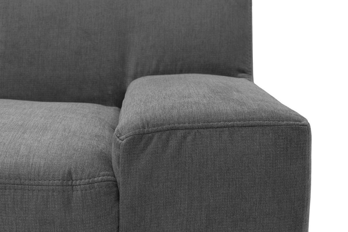 Wohnlandschaft Norma Anthrazit Webstoff - Wengefarben/Anthrazit, Design, Textil (153/328/212cm) - MID.YOU