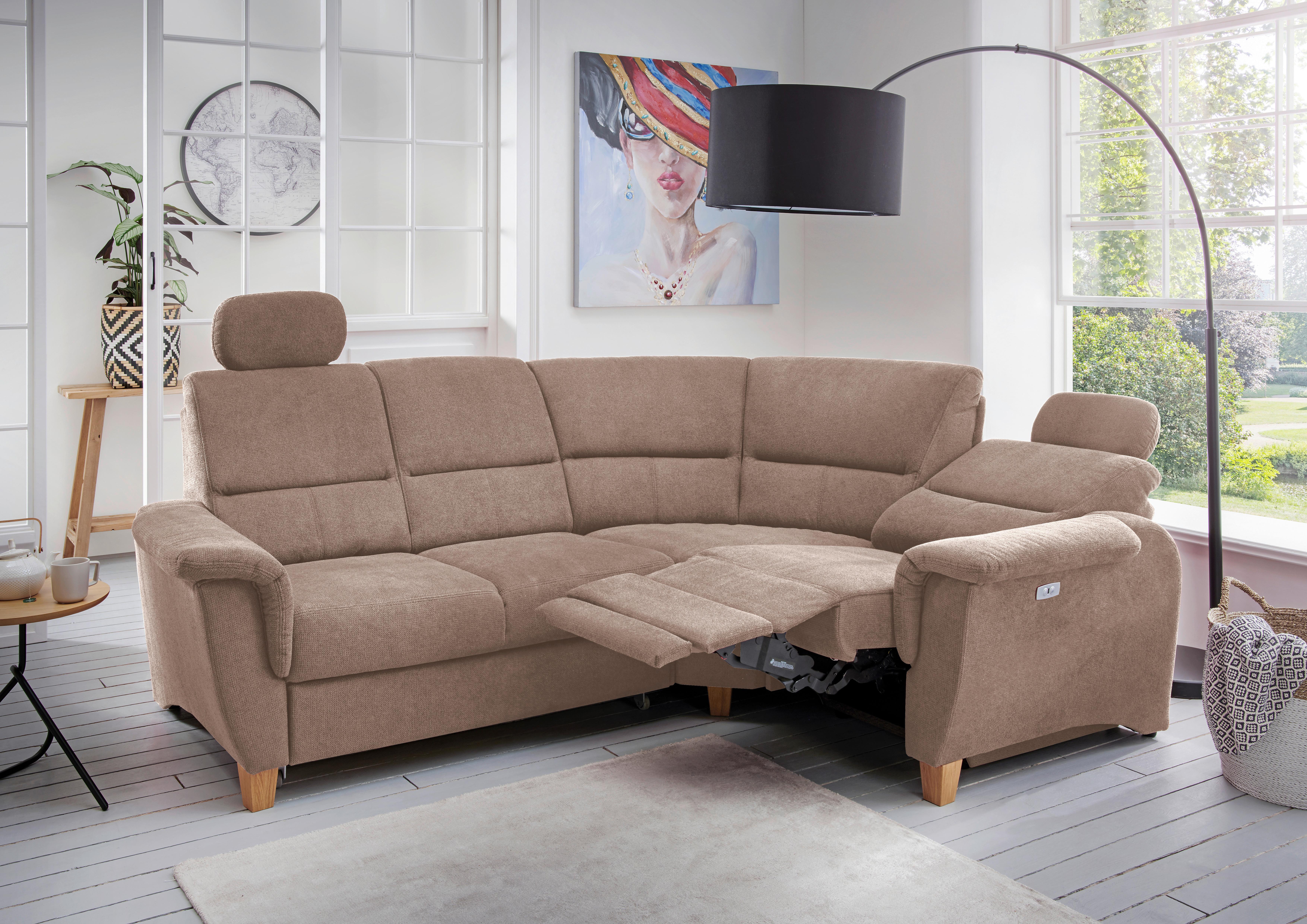 Ecksofa mit Relaxfunktion