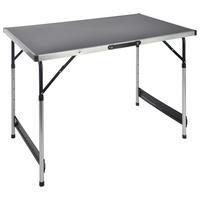 Multifunktionstisch Aluminium Höhenverstellbar L 100 Cm - Silberfarben, MODERN, Holzwerkstoff/Metall (100/60/75cm)