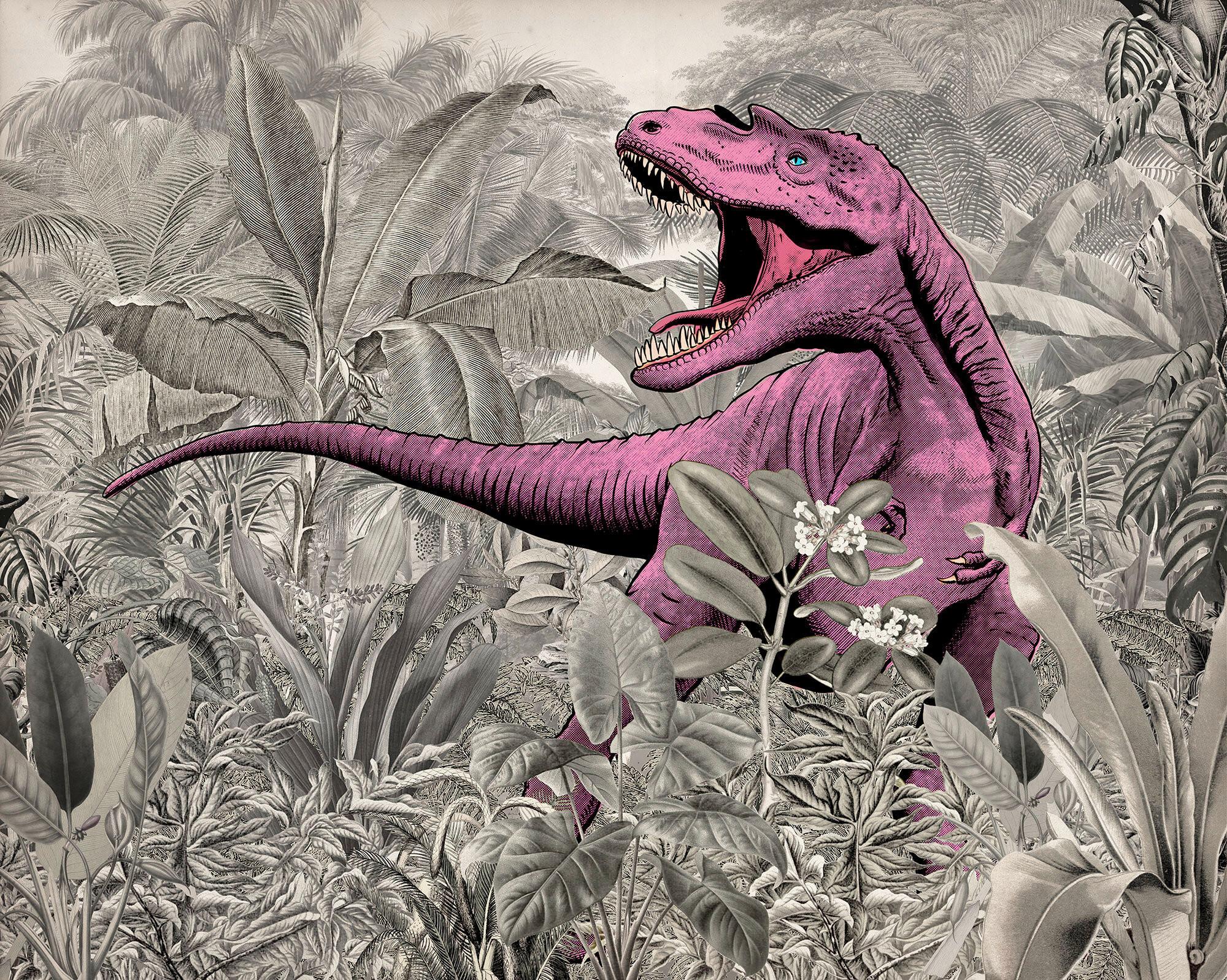 Fototapete 300/280/1 cm Dinosaurier 