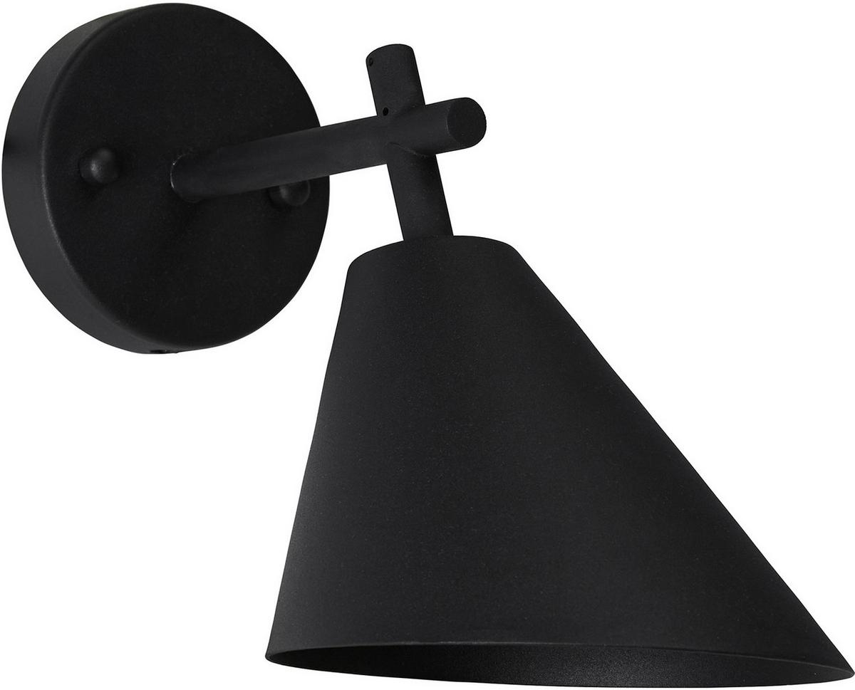 Außenwandleuchte 121903 Nils - Schwarz, Basics, Metall (33/18/23,50cm)