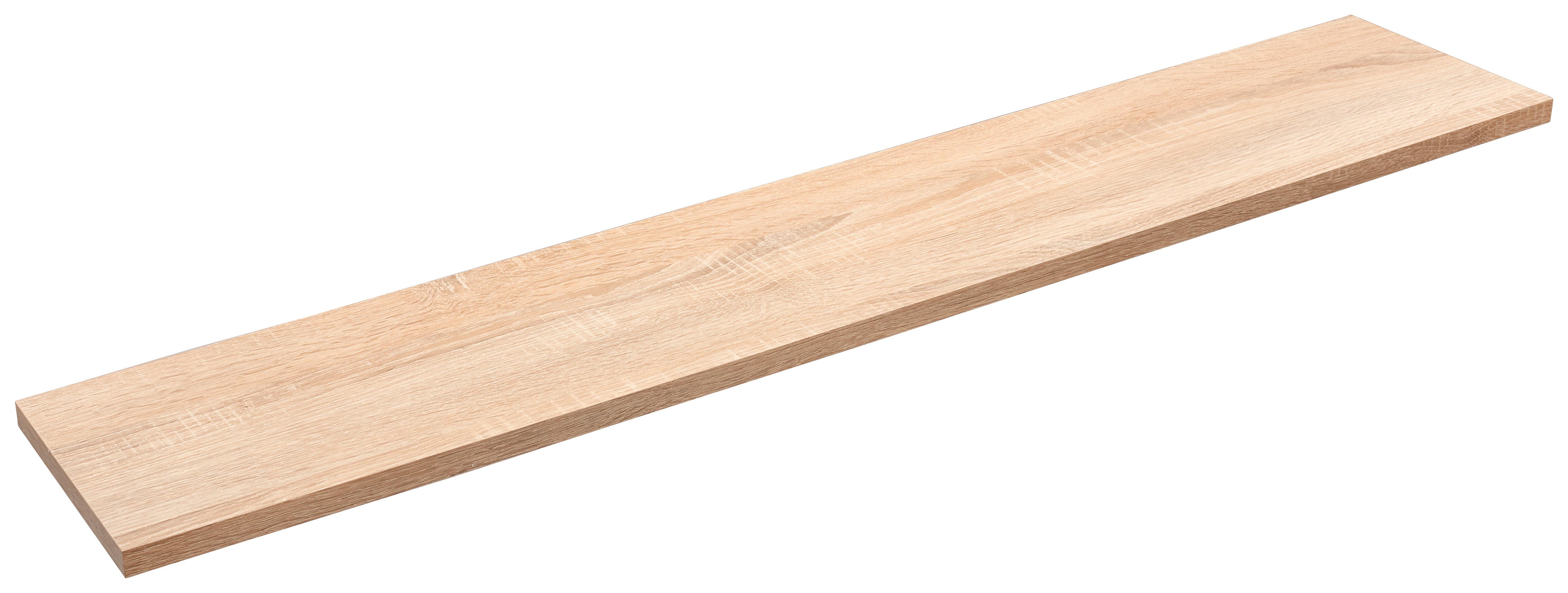 NÁSTĚNNÁ POLICE SKATE 120/20 - Sonoma dub, Moderní, kompozitní dřevo (120/1,6/20cm)