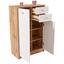 Komoda 4-you New Yuk08 - farby dubu/biela, Moderný, kompozitné drevo (74/111,4/34,6cm) Komoda 4-you New Yuk08 - farby dubu/biela, Moderný, kompozitné drevo (74/111,4/34,6cm)