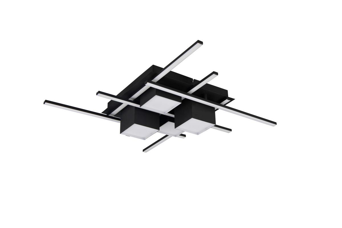 LED-Deckenleuchte 647810432 Roger - Schwarz, Design, Metall (70/11,5cm) - Trio Leuchten
