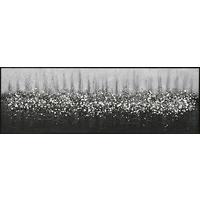 Obraz na plátne SHINY NIGHT - čierna/sivá, Modern, drevo/textil (152/52/4,5cm) - Mömax