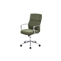 Drehstuhl Verona Grün B: 56 cm - Chromfarben/Grün, MODERN, Holz/Kunststoff (56/100-110/65,5cm) - Livetastic