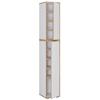Schuhschrank Salia Honigeiche/Weiß B: 30 cm - Honigeiche/Weiß, Design, Holzwerkstoff (30/183/33cm) - MID.YOU