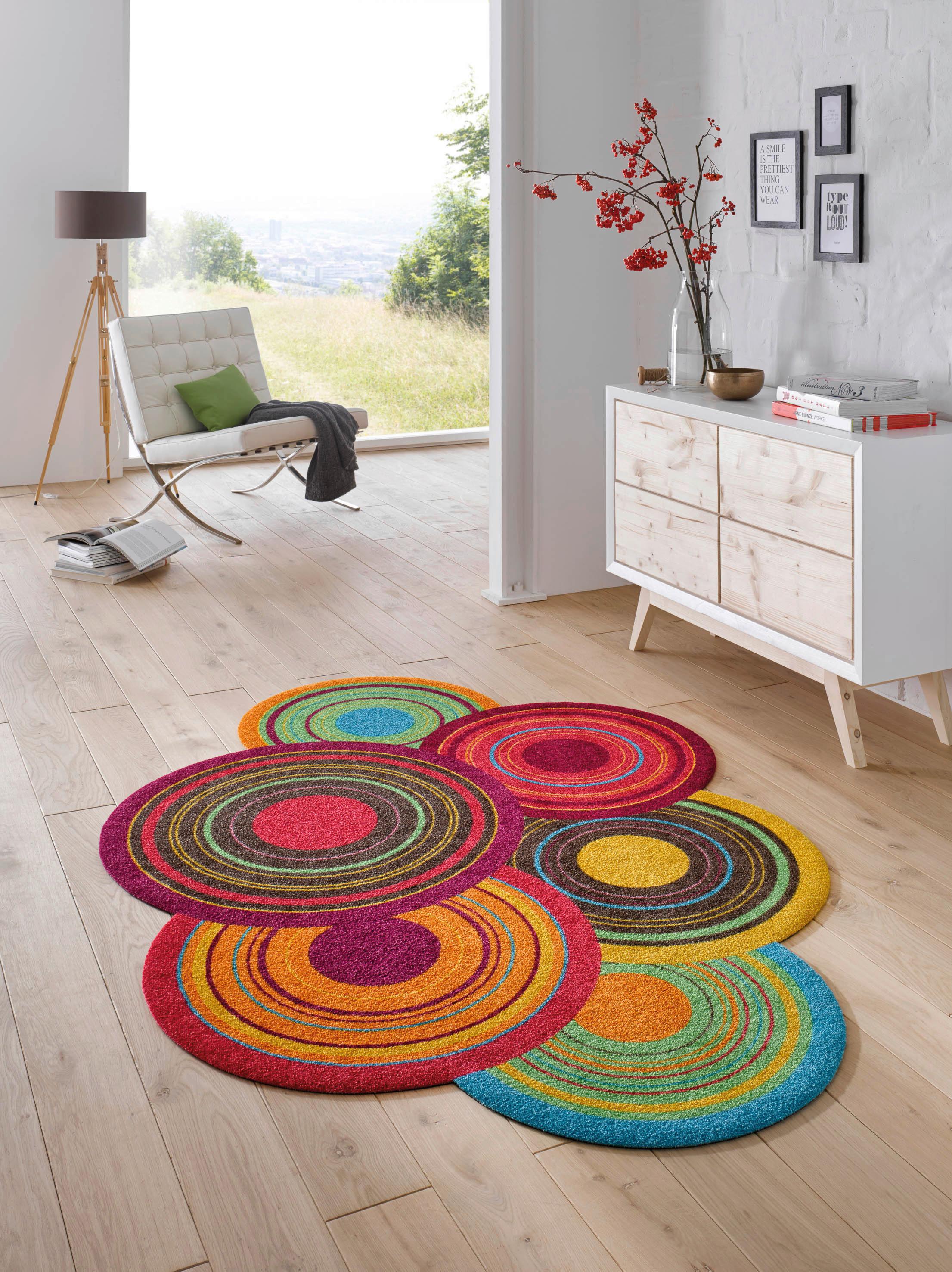 Fußmatte Cosmic Colour 110x175 cm Rutschfest - Multicolor, KONVENTIONELL, Textil (110/175cm) - Esposa
