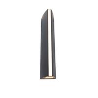 Außenleuchte Leo 14,5 W Metall, Wandmontage - Anthrazit, Basics, Metall (6,6/30/8,8cm)
