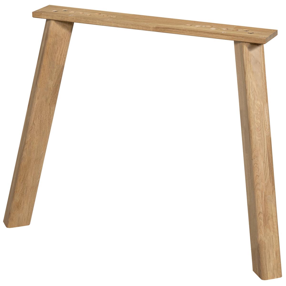 TISCHGESTELL Tablo Eichefarben B: 79cm - Eichefarben, MODERN, Holz (79/73/11cm) - Livetastic
