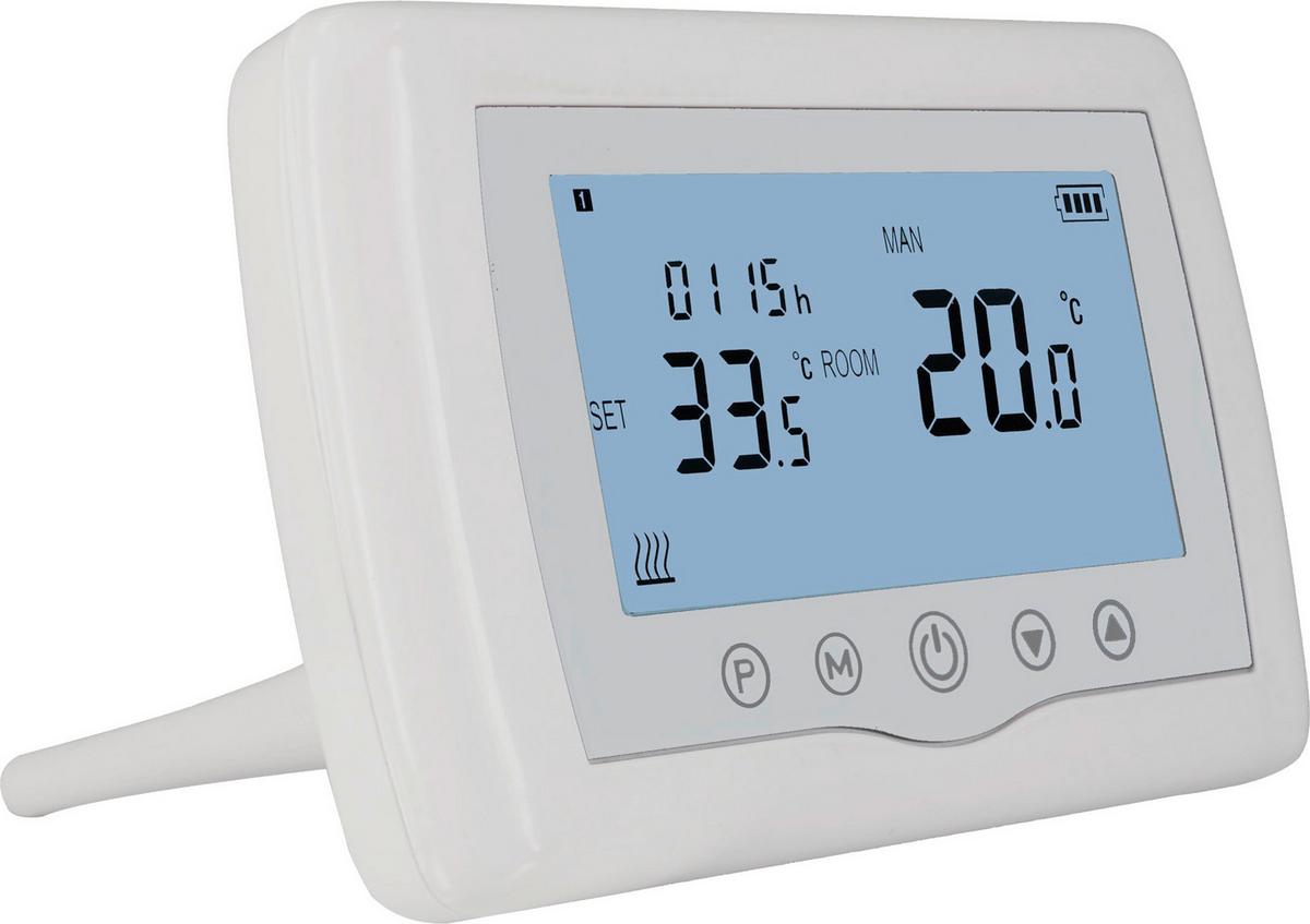 Thermostat 4402990120196 - Weiß, Basics, Kunststoff (13,5/8,8/2,2cm)