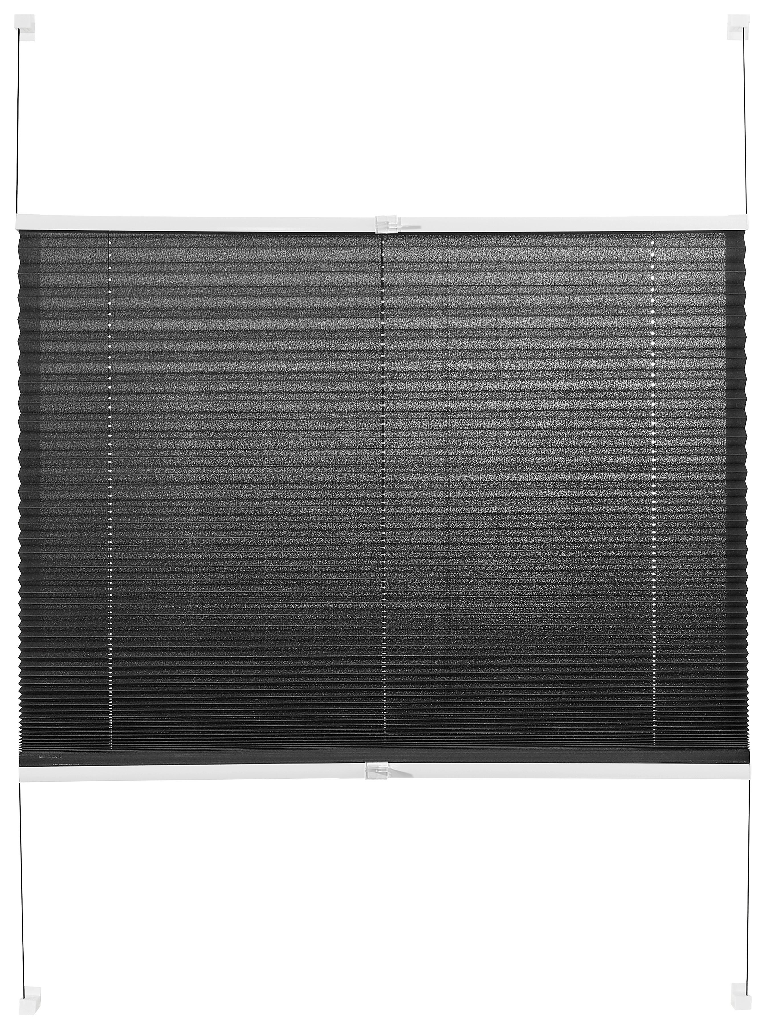 Plissee Free Grau B: 50 cm - Grau, KONVENTIONELL, Textil (50/130cm) - Homeware