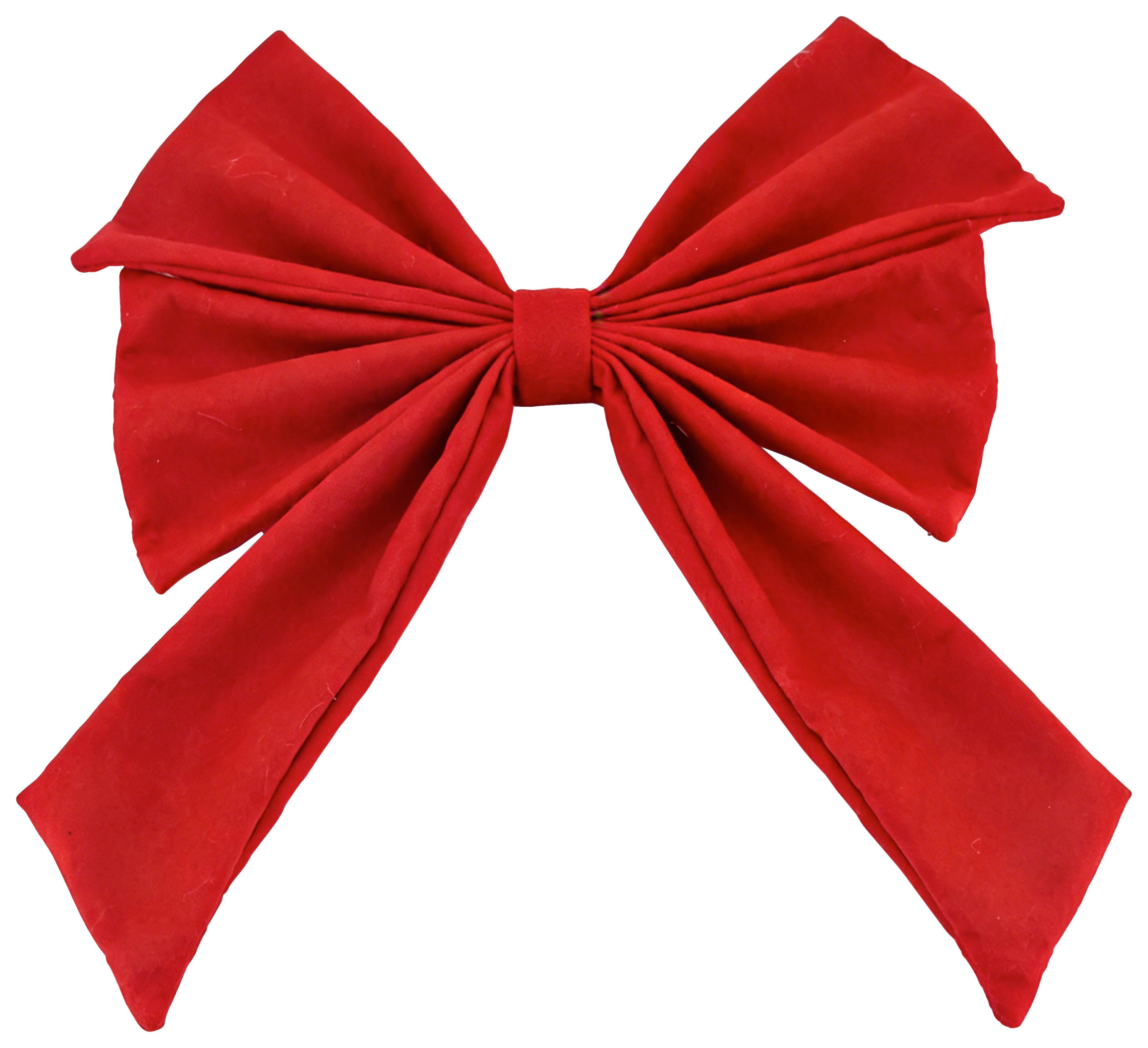 Dekoračná mašla CARLA - červená, Konventionell, textil (45/50/5cm) - Mömax