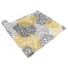 Tischläufer Lilly Gelb/silber Mit Blumen-Motiv, 150x40 Cm - Gelb/Silberfarben, MODERN, Textil (40/150cm) - Luca Bessoni