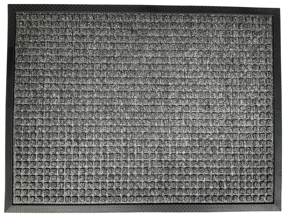 Fußmatte Josie 60x80 Cm Gummi - Grau, MODERN, Naturmaterialien/Kunststoff (60/80cm) - Ondega
