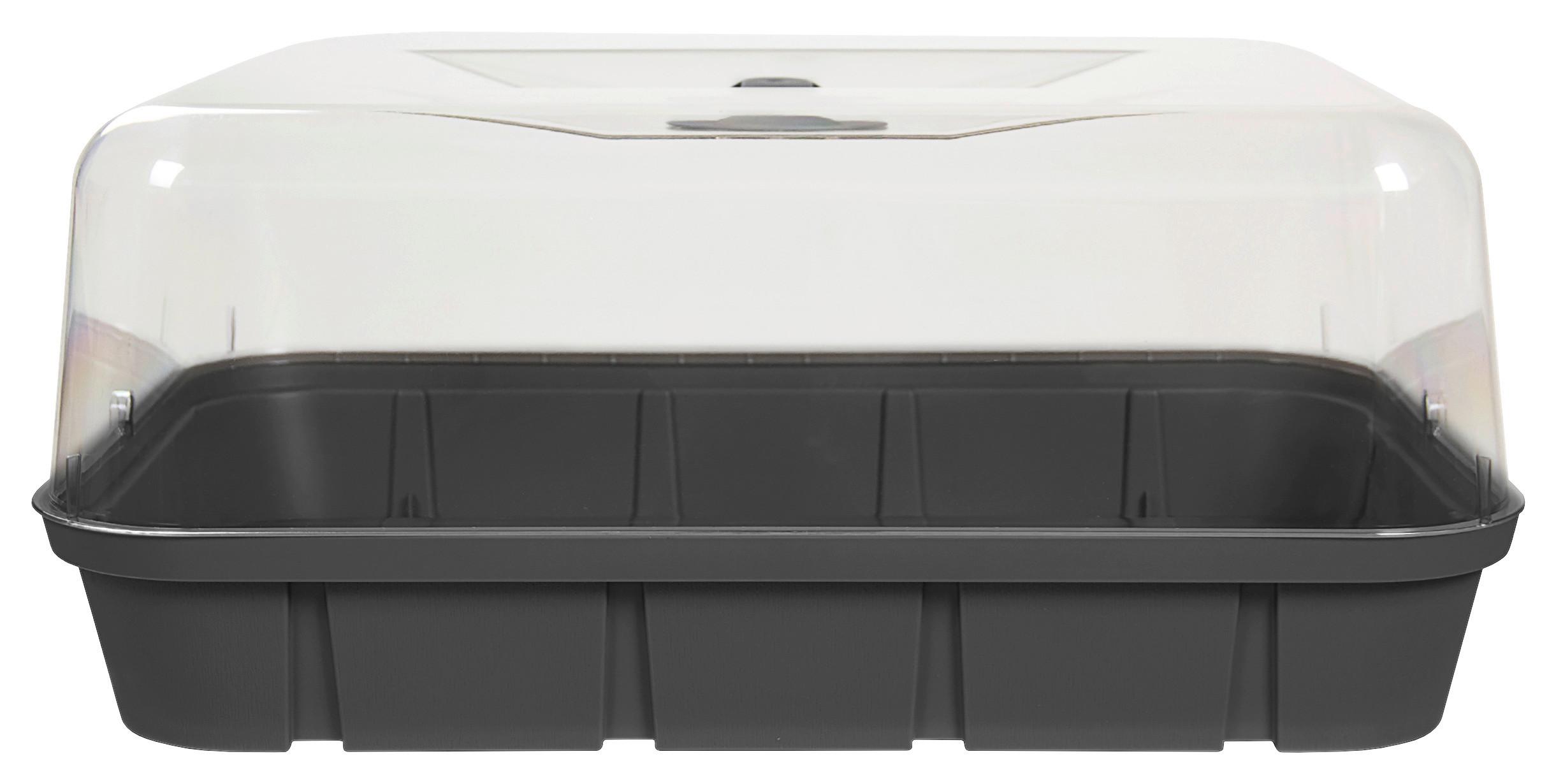 Anzuchtbeet Kunststoff 16 L 57x24,5x39 Cm - Anthrazit, Basics, Kunststoff (57/24,5/39cm)