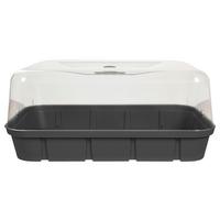 Anzuchtbeet Kunststoff 16 L 57x24,5x39 Cm - Anthrazit, Basics, Kunststoff (57/24,5/39cm)