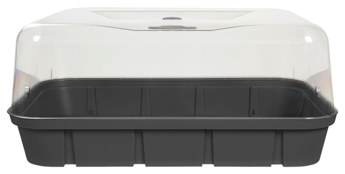 Anzuchtbeet Kunststoff 16 L 57x24,5x39 Cm - Anthrazit, Basics, Kunststoff (57/24,5/39cm)