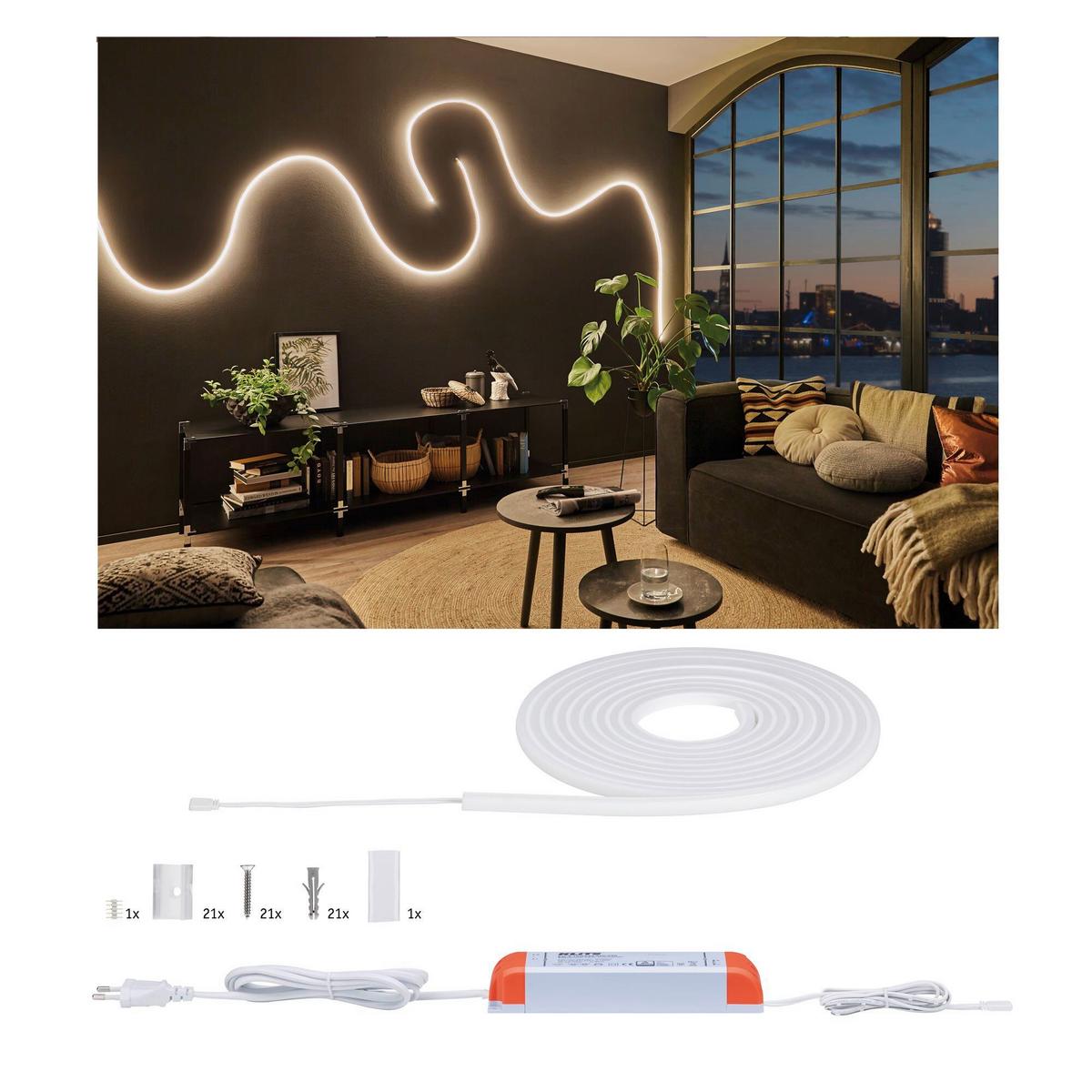 Led-streifen L: 5 M Dimmbar - Weiß, Basics, Kunststoff (500cm) - Paulmann
