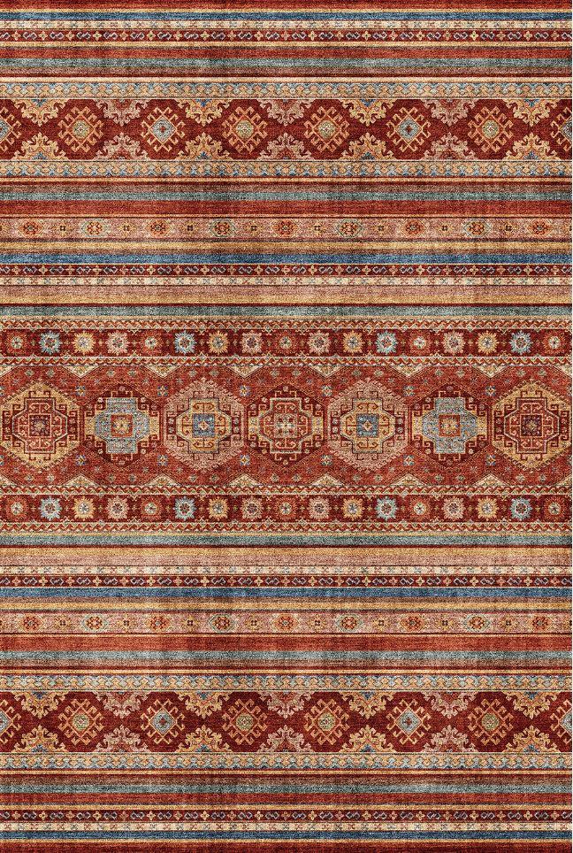 TKANÝ KOBEREC Israel 1, 60/90cm, terakota - terakota, textil (60/90cm) - Mömax