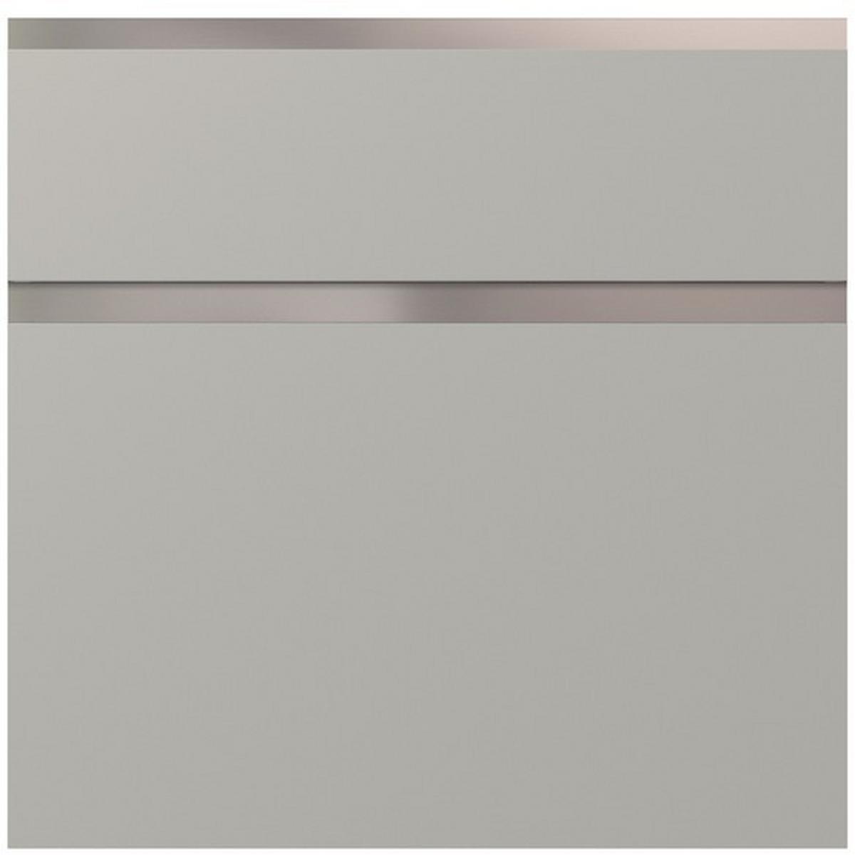 Badmöbel-set 5-tlg. Fontana B: Ca. 300 Cm Grau/schwarz - Schwarz/Grau, Holzwerkstoff (300cm) - Vertico