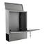 Rottner Briefkasten mit Zeitungsbox, Libro Inox - Edelstahlfarben, Metall (30/43,5/10cm) Rottner Briefkasten mit Zeitungsbox, Libro Inox - Edelstahlfarben, Metall (30/43,5/10cm)