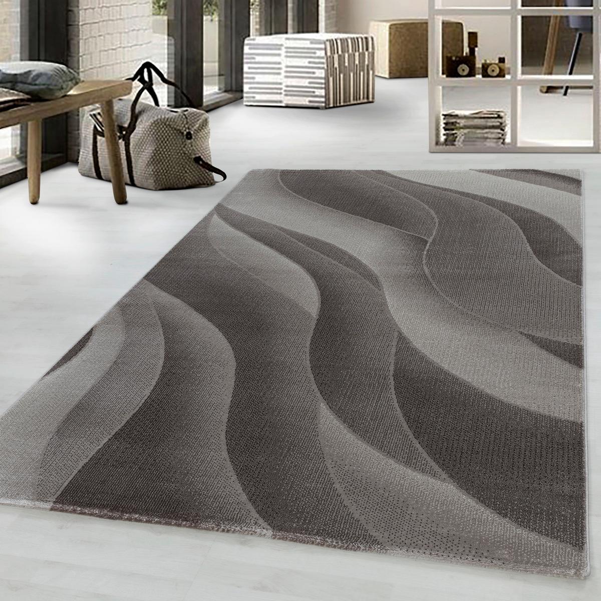 Webteppich Braun Costa 140x200 cm - Braun, Design, Textil (140/200cm)