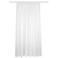 KUSOVÁ ZÁCLONA ALEV - biela, Basics, textil (300/120cm) - Schmidt W. Gmbh