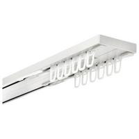 Függönysín Kb. 200cm - fehér, Konventionell, fém (200cm) - Ondega