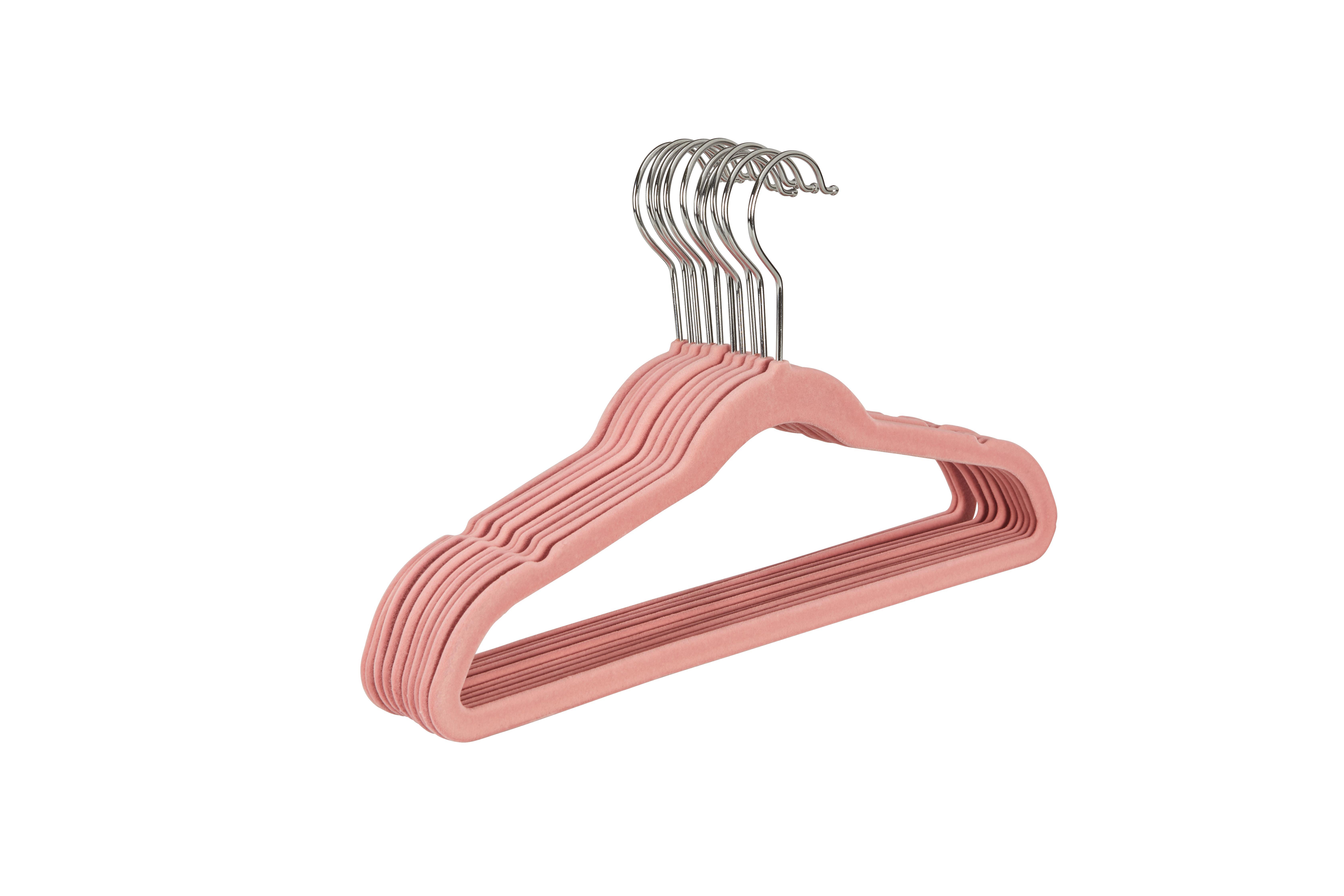 Kinderkleiderbügel Frieda - Blau/Rosa, Kunststoff/Metall (34,5/21/0,5cm) - Homezone