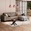 Ecksofa mit Schlaffunktion & Bettkasten Cloud Beige Cord - Beige, Trend, Textil (290/178cm)