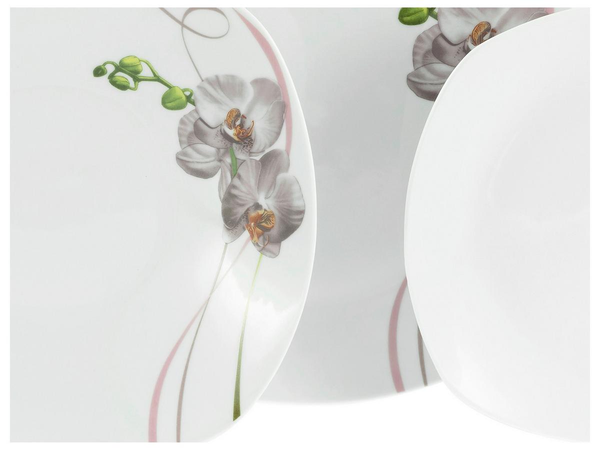 Kaffeeservice Square Orchidee 18--Teilig., Multicolor - Multicolor, Trend, Keramik - Creatable