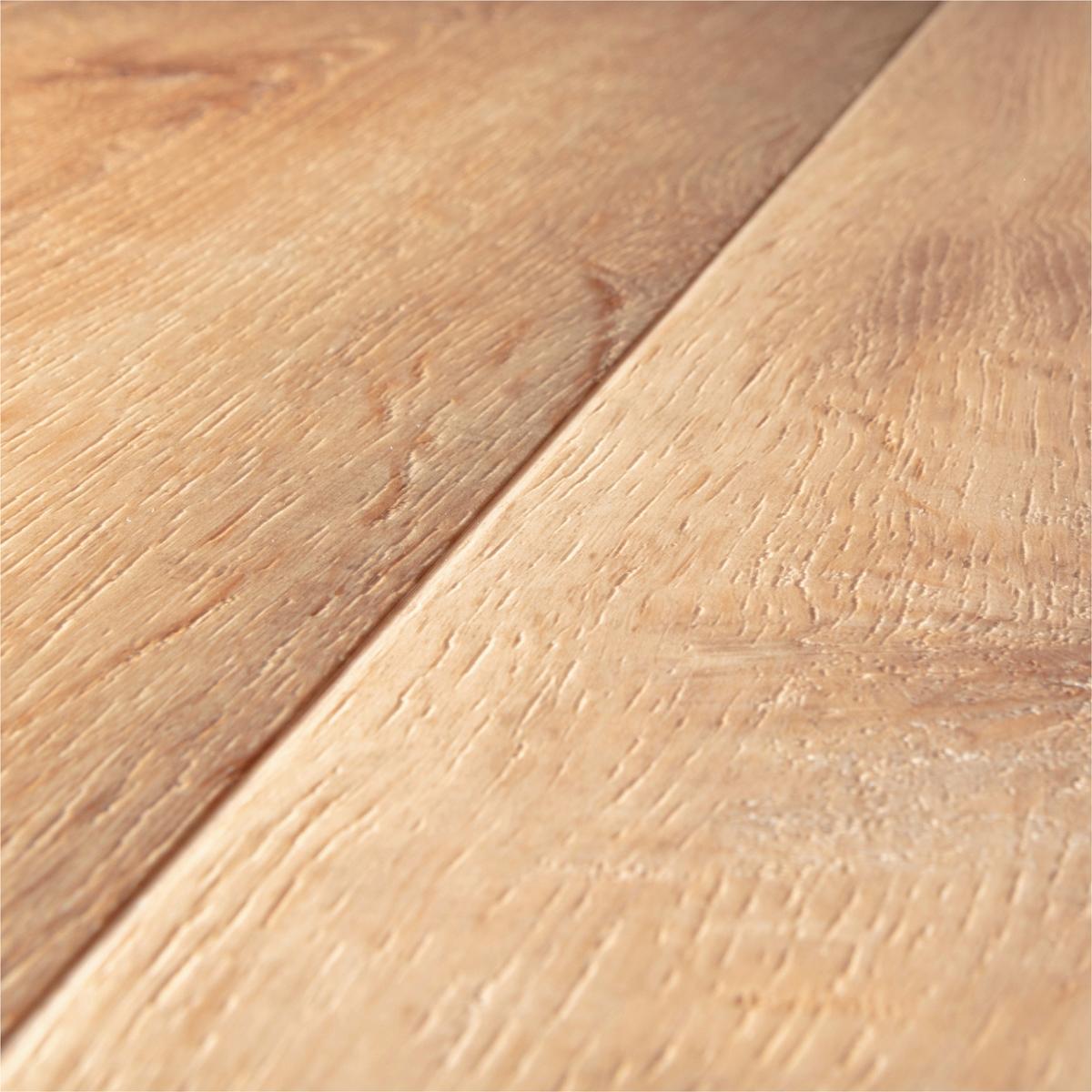 Designboden Eichefarben /Hellbraun Landhausdiele Stärke 5mm - Hellbraun/Eichefarben, Basics, Kunststoff (121/22/0,5cm)