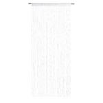 Fadenvorhang + Stangendurchzug Philippa 90x245 cm Weiß - Weiß, MODERN, Textil (90/245cm) - Luca Bessoni