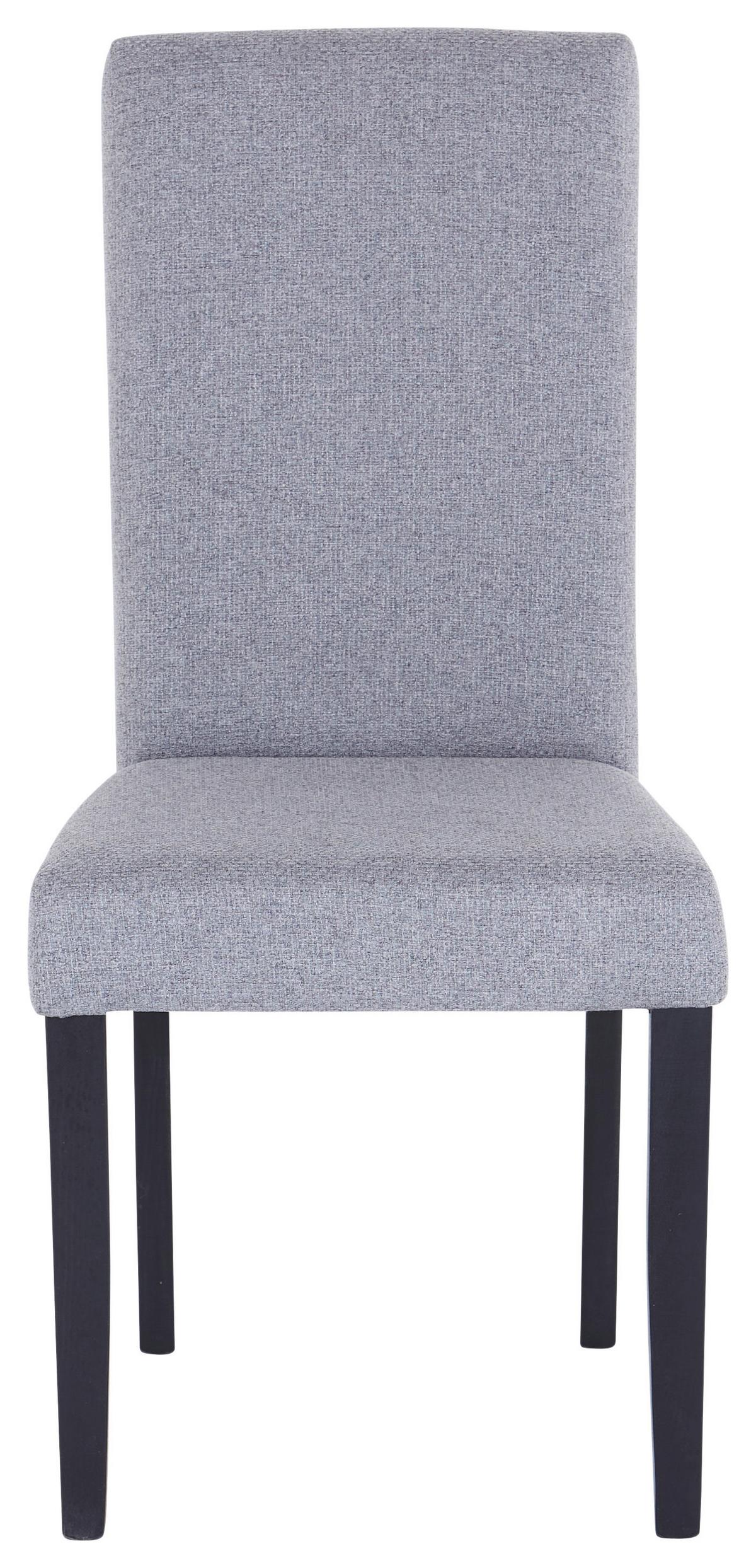 Esszimmerstuhl John Grau/Schwarz Gepolstert - Schwarz/Grau, KONVENTIONELL, Holzwerkstoff/Textil (43,5/94/59cm)