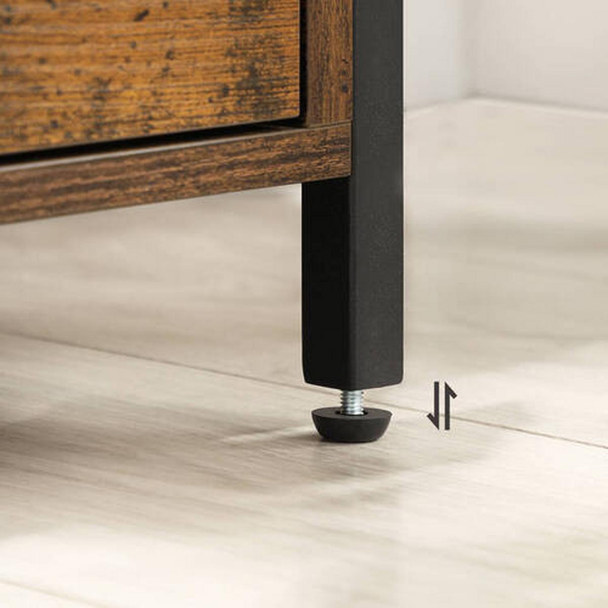 Nachttisch B: 45 Cm Braun/schwarz - Schwarz/Braun, Trend, Holzwerkstoff (45/60/45cm) - Boxxx
