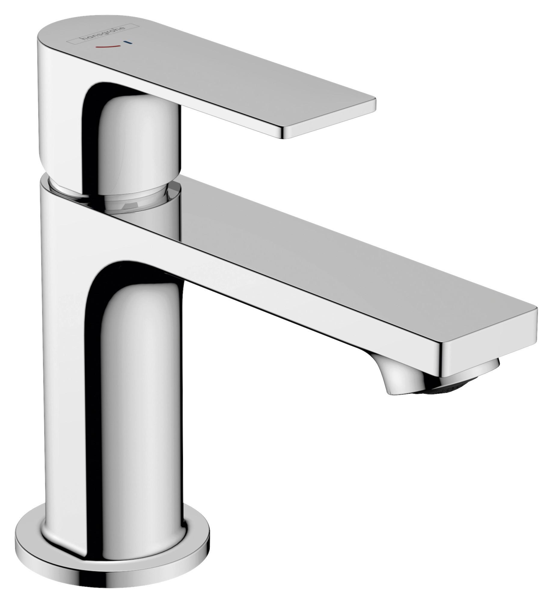Waschtischarmatur Hg Rebris E Wtm Chrom H: 14,3 cm Flexibel
