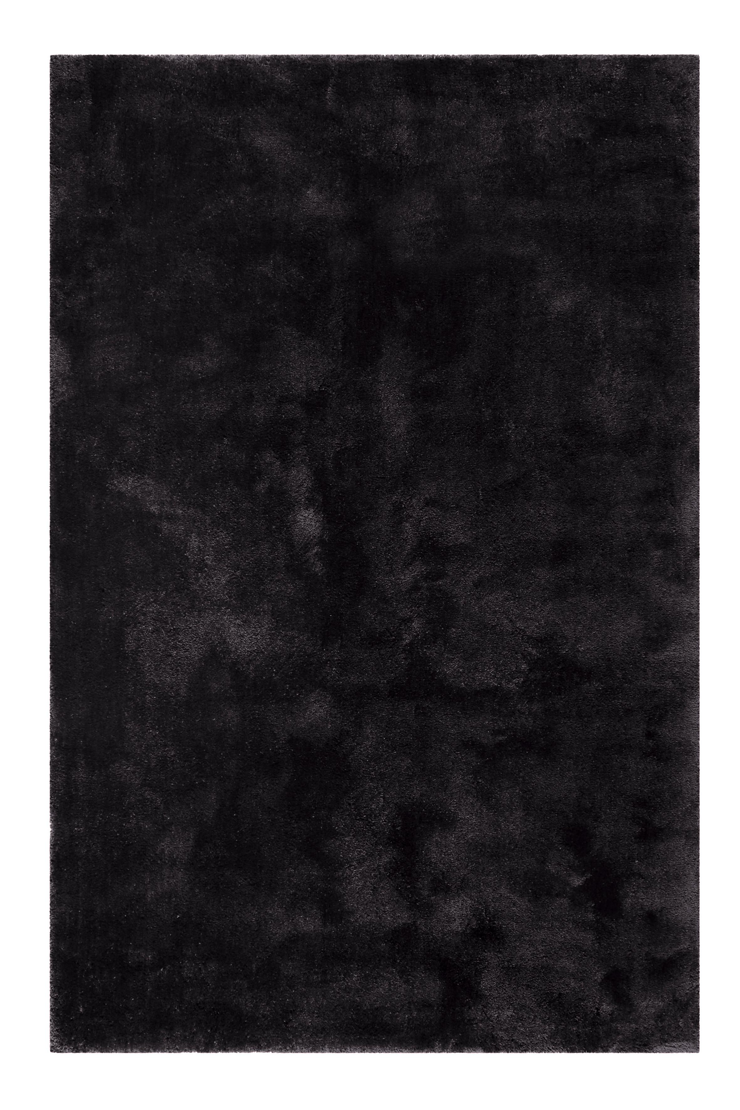 Hochflorteppich Relaxx Schwarz 80x150 cm - Schwarz, Basics, Textil (80/150cm) - Esprit