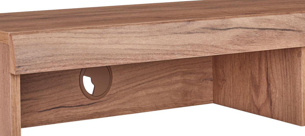 Tv-magasító Avensis New - tölgyfa színű, Konventionell, faalapú anyag (111,9/18,1/30cm) - Luca Bessoni