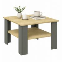 KONFERENČNÝ STOLÍK DISALO - dub medový/antracitová, Design, kompozitné drevo (55/55/44cm) - Livetastic