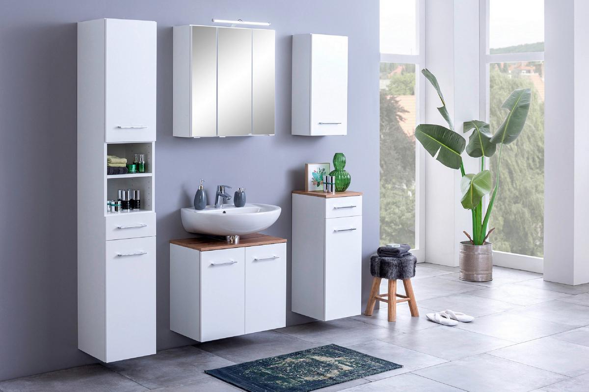 Hängeschrank Paris Weiß B: 30 cm - Weiß, MODERN, Holzwerkstoff (30/64/20cm) - Held