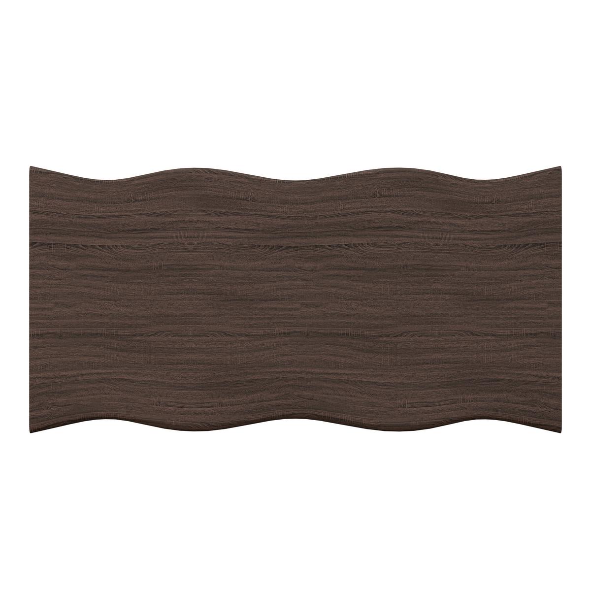 JÍDELNÍ STŮL LAUREL 180 - černá/barvy vlašských ořechů, Moderní, kov/kompozitní dřevo (180/76/90cm) - Bessagi Home
