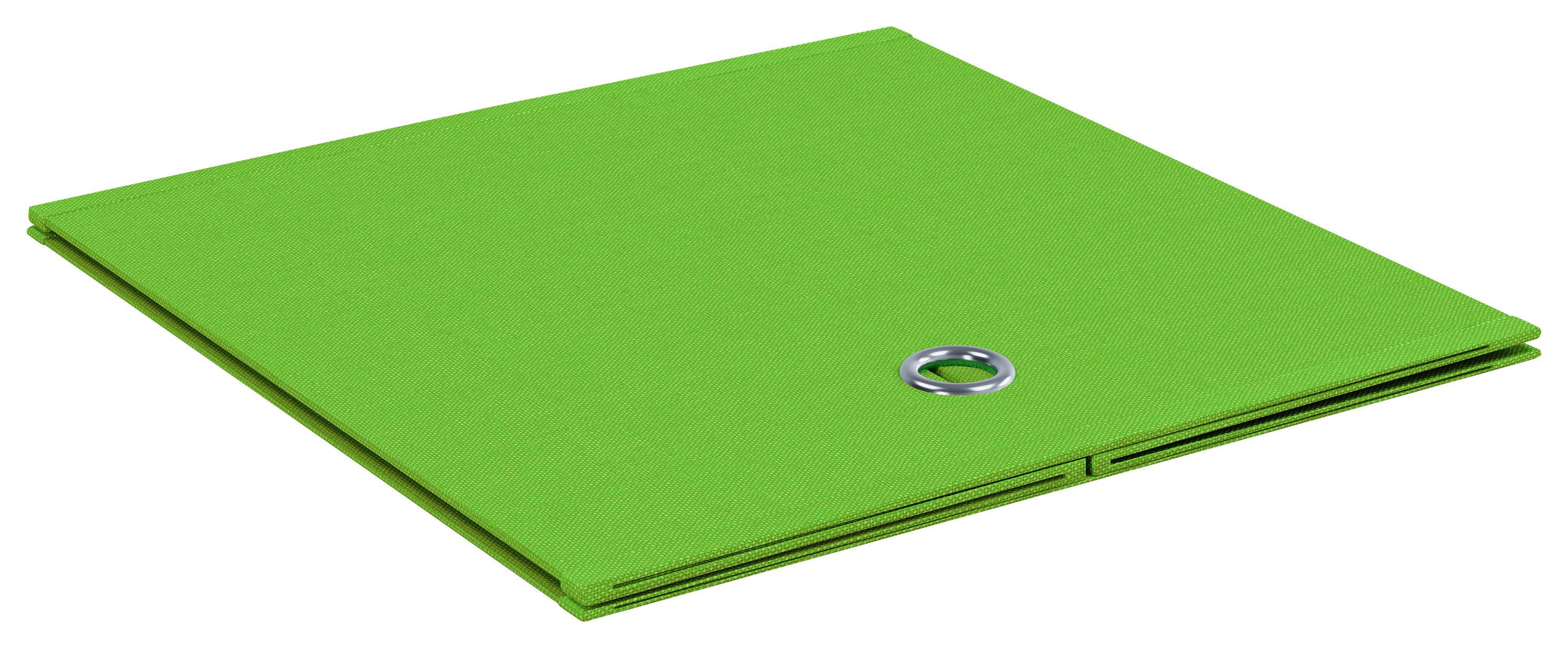 Faltbox Boxas Grün B: 27 cm - Grün, Basics, Kunststoff (27/28/27cm) - MID.YOU