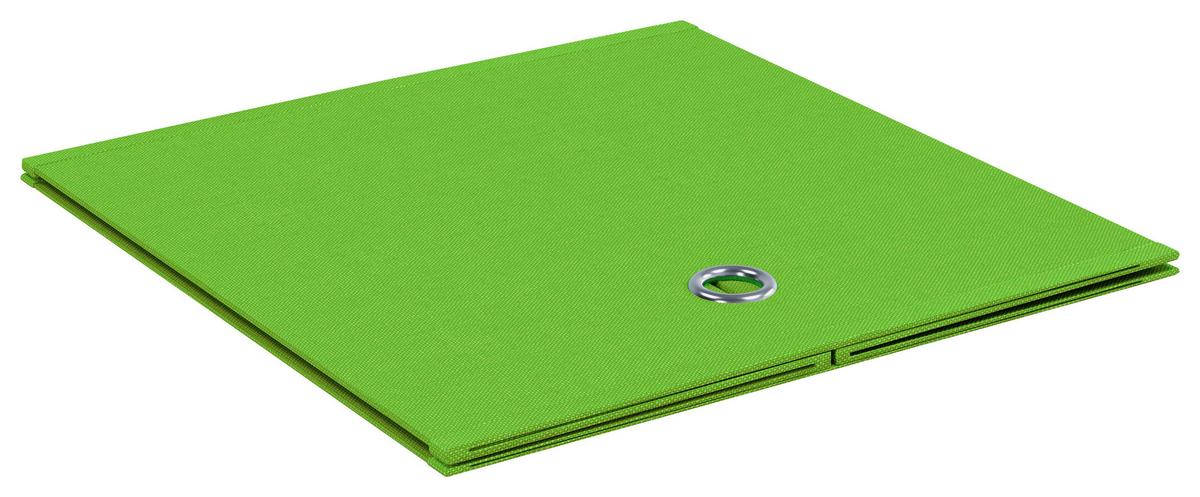 Faltbox Boxas Grün B: 27 cm - Grün, Basics, Kunststoff (27/28/27cm) - MID.YOU