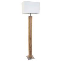 Stehleuchte 41090146 Gump - Hellbraun, Natur, Holzwerkstoff (40/27cm) - Globo