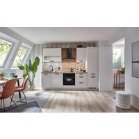 Küchenblock Sofia - Eichefarben/Magnolie, Design, Holzwerkstoff (293cm) - Vertico